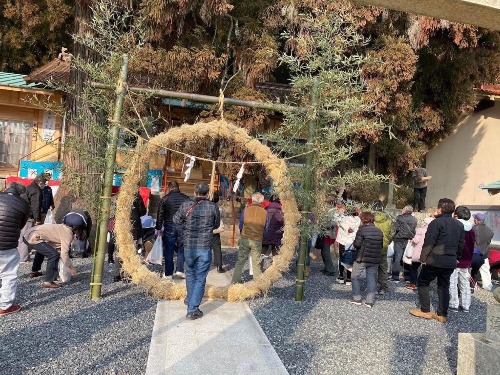 竹迫山八幡神社 節分祭